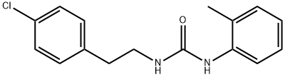 1-[2-(4-chlorophenyl)ethyl]-3-(2-methylphenyl)urea Struktur