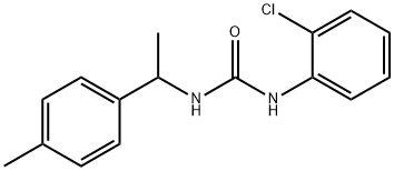 1-(2-chlorophenyl)-3-[1-(4-methylphenyl)ethyl]urea Structure