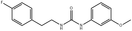 1-[2-(4-fluorophenyl)ethyl]-3-(3-methoxyphenyl)urea Structure