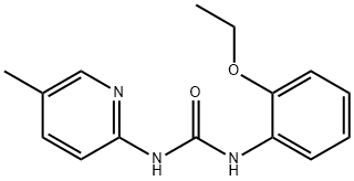 1-(2-ethoxyphenyl)-3-(5-methylpyridin-2-yl)urea 化学構造式