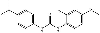 1-(4-methoxy-2-methylphenyl)-3-(4-propan-2-ylphenyl)urea Structure