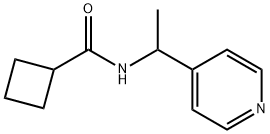N-(1-pyridin-4-ylethyl)cyclobutanecarboxamide Structure