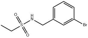 N-[(3-bromophenyl)methyl]ethanesulfonamide Structure