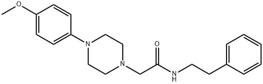 2-[4-(4-methoxyphenyl)piperazin-1-yl]-N-(2-phenylethyl)acetamide|