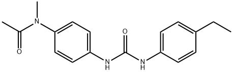 N-[4-[(4-ethylphenyl)carbamoylamino]phenyl]-N-methylacetamide|