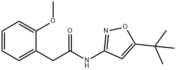 N-(5-tert-butyl-1,2-oxazol-3-yl)-2-(2-methoxyphenyl)acetamide Structure