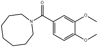 azocan-1-yl-(3,4-dimethoxyphenyl)methanone Struktur