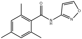 2,4,6-trimethyl-N-(1,2-oxazol-3-yl)benzamide Structure