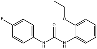 1-(2-ethoxyphenyl)-3-(4-fluorophenyl)urea Struktur