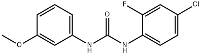 1-(4-chloro-2-fluorophenyl)-3-(3-methoxyphenyl)urea Structure