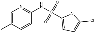 5-chloro-N-(5-methylpyridin-2-yl)thiophene-2-sulfonamide Structure