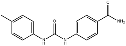 4-[(4-methylphenyl)carbamoylamino]benzamide Structure