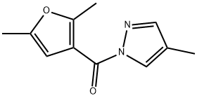 (2,5-dimethylfuran-3-yl)-(4-methylpyrazol-1-yl)methanone,901609-48-1,结构式