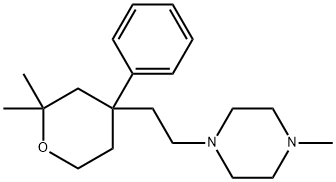 1-[2-(2,2-dimethyl-4-phenyloxan-4-yl)ethyl]-4-methylpiperazine Structure