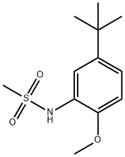 N-(5-tert-butyl-2-methoxyphenyl)methanesulfonamide,902663-12-1,结构式