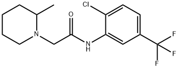 N-[2-chloro-5-(trifluoromethyl)phenyl]-2-(2-methylpiperidin-1-yl)acetamide Structure