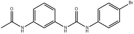 N-[3-[(4-bromophenyl)carbamoylamino]phenyl]acetamide Structure