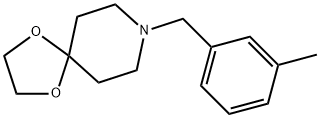 8-[(3-methylphenyl)methyl]-1,4-dioxa-8-azaspiro[4.5]decane Structure