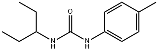 1-(4-methylphenyl)-3-pentan-3-ylurea Structure