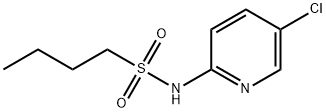 N-(5-chloropyridin-2-yl)butane-1-sulfonamide Struktur