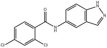 2,4-dichloro-N-(1H-indazol-5-yl)benzamide Structure