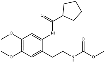 924843-95-8 methyl N-[2-[2-(cyclopentanecarbonylamino)-4,5-dimethoxyphenyl]ethyl]carbamate