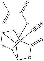 2-Propenoic acid, 2-methyl-,3-cyanohexahydro-2-oxo-3,5-methano-2H-cyclopenta[b]furan-6-yl ester Structure