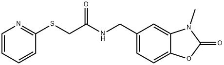 936076-94-7 N-[(3-methyl-2-oxo-1,3-benzoxazol-5-yl)methyl]-2-pyridin-2-ylsulfanylacetamide