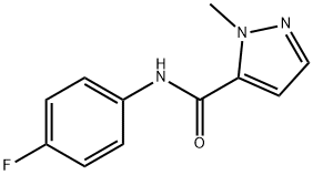 N-(4-fluorophenyl)-2-methylpyrazole-3-carboxamide,955572-73-3,结构式