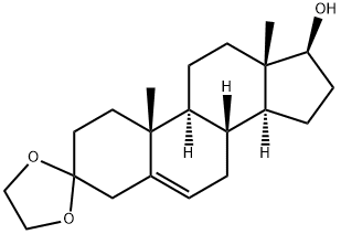 (8R,9S,10R,13S,14S,17S)-10,13-dimethylspiro[1,2,4,7,8,9,11,12,14,15,16,17-dodecahydrocyclopenta[a]phenanthrene-3,2'-1,3-dioxolane]-17-ol Structure