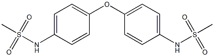 N-[4-[4-(methanesulfonamido)phenoxy]phenyl]methanesulfonamide Struktur