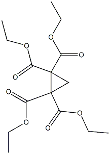 tetraethyl cyclopropane-1,1,2,2-tetracarboxylate Structure