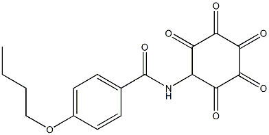 4-butoxy-N-(4-pentoxyphenyl)benzamide Struktur