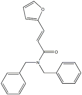 (E)-N,N-dibenzyl-3-(furan-2-yl)prop-2-enamide Structure