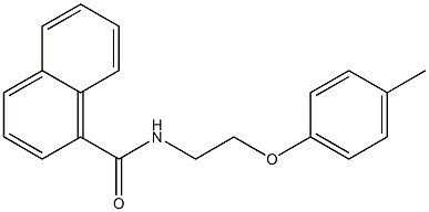 N-[2-(4-methylphenoxy)ethyl]naphthalene-1-carboxamide