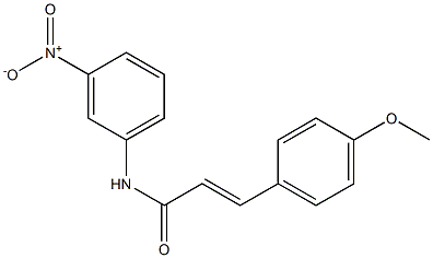 (E)-3-(4-methoxyphenyl)-N-(3-nitrophenyl)prop-2-enamide Structure