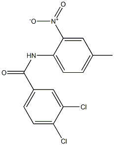 3,4-dichloro-N-(4-methyl-2-nitrophenyl)benzamide Structure