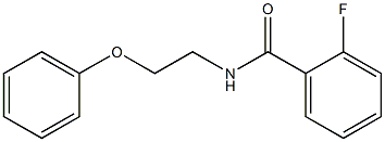 2-fluoro-N-(2-phenoxyethyl)benzamide Struktur