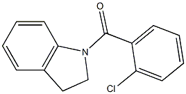 (2-chlorophenyl)-(2,3-dihydroindol-1-yl)methanone 结构式