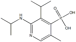 N-di(propan-2-yl)phosphoryl-5-methylpyridin-2-amine 化学構造式