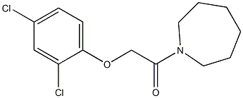 1-(azepan-1-yl)-2-(2,4-dichlorophenoxy)ethanone Structure