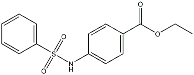 ethyl 4-(benzenesulfonamido)benzoate Structure