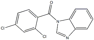 benzimidazol-1-yl-(2,4-dichlorophenyl)methanone Structure