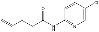 N-(5-chloropyridin-2-yl)pent-4-enamide,,结构式
