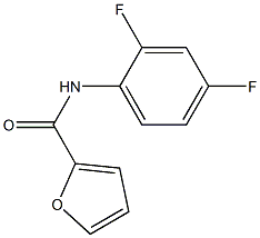 N-(2,4-difluorophenyl)furan-2-carboxamide Struktur