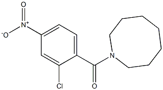 azocan-1-yl-(2-chloro-4-nitrophenyl)methanone 化学構造式