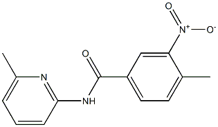 4-methyl-N-(6-methylpyridin-2-yl)-3-nitrobenzamide Structure