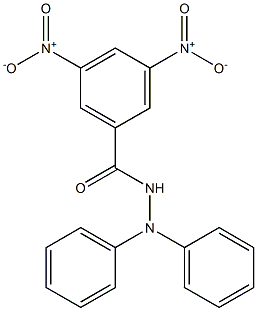 3,5-dinitro-N',N'-diphenylbenzohydrazide Structure