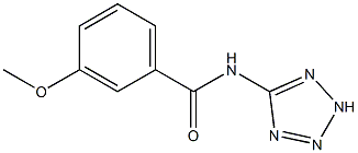 3-methoxy-N-(2H-tetrazol-5-yl)benzamide Structure