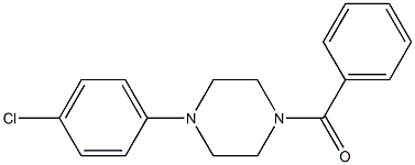 [4-(4-chlorophenyl)piperazin-1-yl]-phenylmethanone Structure